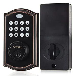 Lock WiFi Smart Lock, Keyless Entry Door Lock with Remote Unlock, Easy to Install, Electronic Deadbolt with Voice Control, Security D