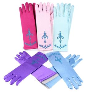 9 colori Snow Queen Gloves Costume Costume Kids Full Fight for Halloween Christmas Children Coronation C12941966547