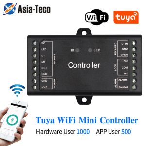 Kits WiFi Tuya Sboard Mini Single Door RFID Access Control Board Panel App Remote Control Wiegand 26 44 Bit Input Support Master Card