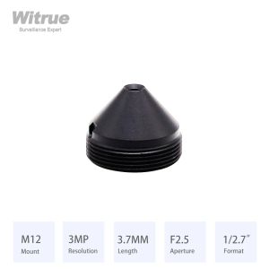 Parts Witrue HD 3MP Pinhole CCTV Lens 3.7MM M12 Mount Aperture F2.5 Format 1/2.7" for Mini Surveillance Security Cameras