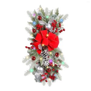 Decorative Flowers Wire Pumpkin Wreath Frame The Cordless Prelit Stairway Trim Christmas Wreaths For Front Door Holiday Window Light