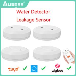 検出器Tuya Zigbeeスマートホームウォーターセンサーリークディテクタースマートライフアプリリモートコントロール洪水水漏れアラームTuya Zigbeeで動作する