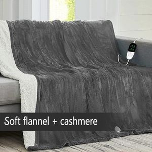 Coperte 150x180 cm Coppata elettrica calda inverno morbido inverno lavabile doppio strato più spesso flanella più regolabile mottrettino da materasso a caldo regolabile