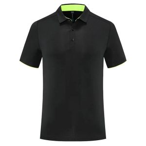Gömlekler Erkek Golf Giyim Polo Gömlek Egzersiz Spor Kıyafetleri Yaz Klasik Klasik Nefes Alabilir Kısa Kollu Tee Açık Adam İş Giyim
