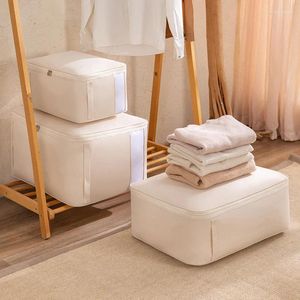 Storage Bags Large Clothes Bag Wardrobe Cabinet Organizer Oxford Foldable Plus Size Quilted Waterproof Blanket Duvet