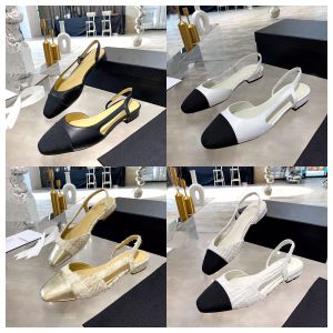 Slingback Heels High Heels Schuhe Frau Designer Frauen Damen Chunky Party Pumps Hochzeitskleiderlaafer Leder Designer Sandalen Ballett Flats Karriere Designer Heels