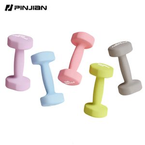 Pinjian Dumbbell 피트니스 장비 팔 근육 훈련 주철 핸드 체육관 요가 운동 보디 빌딩 웨이트 홈 운동 240402