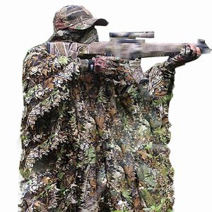 Accessories Sniper Cs Bionic Camouflage Clothes Hunting Men 3d Maple Leaf Ghillie Suits Adults Kids War Game Battle Clothes Birdwatching