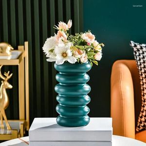 Vaser hem plast blomma vas hydroponic pott dekoration skrivbord dekorativ för blommor växt bröllop borddekor