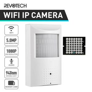 CAMERAS XMEYE WiFi Audio 5MP 2MP 940NM INVISÍVEL PIR 1296P / 1080P Câmera IP H.265 Visão noturna HD Mini LED IR Security IR CCTV