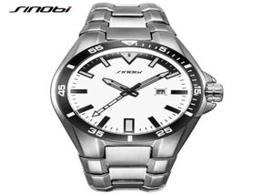 Sinobi Men Business Watch Full Stainless Steel Luxury HighEnd Wristwatch Luminous Hands Waterproof Relogio Masculino5879607