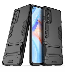 Oppo Reno 4 Pro Case Luscious Solid Stand頑丈なコンボハイブリッドアーマーブラケットインパクトホルスタークールカバーOppo Reno 4 Pro8868434