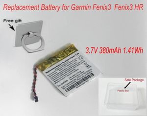 New Repalcement 380mAh 141Wh 3610003402 Battery for Garmin 3 3 HR Smartwatch GPS Battery8704022