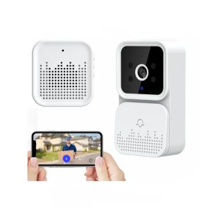 Intercom Doorbell Eufy AI Smart Waterproof Wireless WiFi Outdoor HD Camera Security Inbyggd batteri 1080 Infraröd