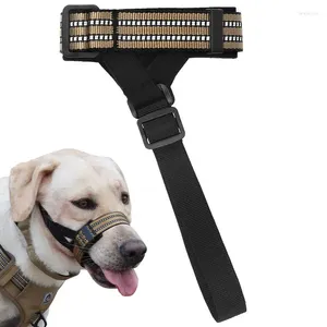 Dog Collars Dogs Guard Muzzino Prevenire il muso di abbaiare con cinghia regolabili grandi forniture di addestramento per la casa esterna che gioca