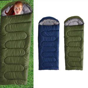 ギアアウトドアキャンプスリーピングバッグ超軽量防水暖かい封筒寝袋大人の子供バックパッキング寝袋
