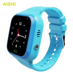 Watches AISHI LT36 4G Kids GPS Smart Watch with LBS Wifi Video Call SOS Waterproof Camera Children Smartwatch Monitor Clock Gifts