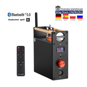 Wzmacniacz Aiyima T8 Bluetooth 5.0 Aptx OPA1656 Tube 6N3 przedwzmacniacz stereo cyfrowe słuchawki audio przedwzmacniacze głośniki DAC Wzmacniacz home