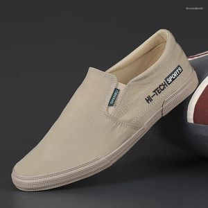 Casual Shoes Mens Slip On Canvas Men Comfortable Outdoor Walking Footwear Breathable Surface Flats Loafers Boat