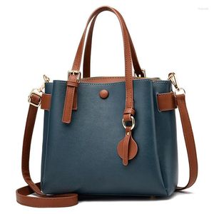 Shoulder Bags 2024 Fashion Women's Large-capacity Handbag Wild Luxury Hit Color Artistic One-shoulder Messenger Bucket Bag Women