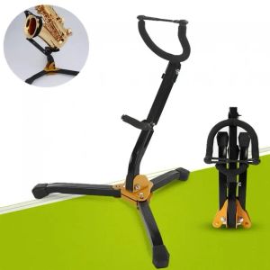 Monopods Foldable Saxophone Stand Clarinet Rest Rack Base Bracket Alto Tenor Sax Tripod Holder Musical Instrument Parts