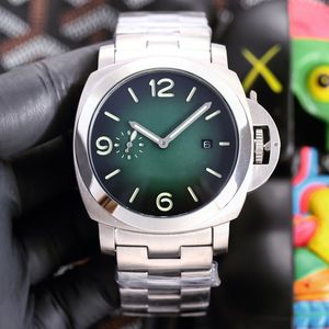 Relógio masculino Designer Relógio automático Mechanical P900 Relógios de movimento 44mm Sapphire Crystal luminoso 316L Aço inoxidável Calendário de tira de aço Montre de luxo