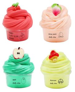 60 ml35g masło owocowe Slime Puszysty klej Uroki dodatki Clay dostarczenia plastikowego zestawu szlamu