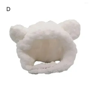 Acessório de figurino de roupas de vestuário de cachorro Acessório de luxuos -de -cabeça ajustável fita adesiva de fita adesiva, fixando urso quente para cachorrinho pequeno