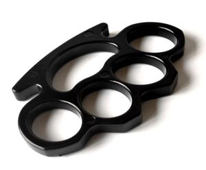 New Gilded Thick 13mm Steel Brass Knuckle Duster Color Black Plating Silver Hand Tool Ctch High Quality 1703 Z27040967