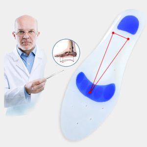 インソール医療シリコンゲルインソールソフトアーチサポート整形外科靴ソールインソールパッドフラットフット靴足底筋膜炎