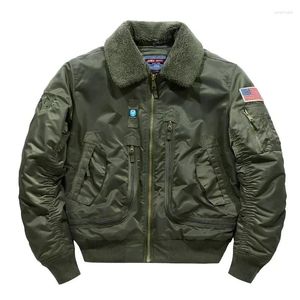 Giacche da uomo inverno calda giacca militare tattica addensata per uomo grande cappotto pilota tasca il giro verde verde