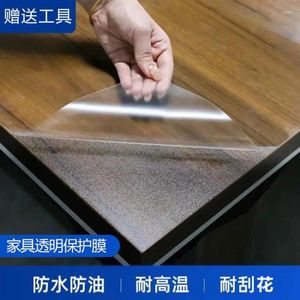 Window Stickers Furniture Film Transparent Protective Solid Wood Dining Table Coffee Marble Tabletop Stove Anti Oil Stain Prote