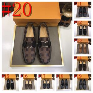 40 estilos de couro genuíno sapatos masculinos casuais casuais saltos de designer formal de designer mocassins deslize respirável italiano em sapatos de barco masculino e tamanho grande 38-46