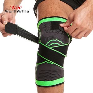 WorthWhile 2 PCS Knee Pads Braces Sports Support Kneepad Men Women for Arthritis Joints Protector Fitness Compression Sleeve 240323