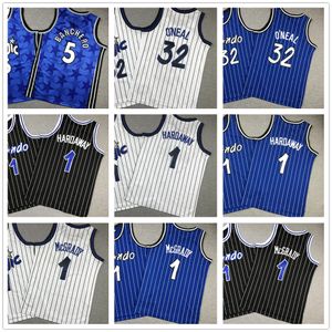 Ungdomspojkar sömnad baskettröjor Penny Hardaway 1 Shaquille 32 Tracy McGrady 1 Vintage Mesh All broderi Paolo Banchero 5