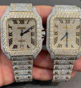 Explosão Celebridade Highnd Large Dial Wristwatches Star Diamonds Studded Threeeeye Diamonds Studdeds Quartz à prova d'água Watc4870578