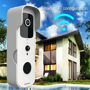 Doorbells Tuya Smart Home Video Doorbell Wi -Fi Outdoor Bezprzewodowe drzwi Bell Wodoodporny akumulator Google Alexa głośnik kamera telefoniczna