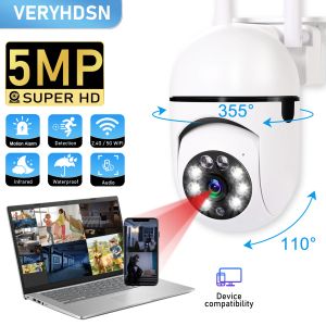 Kameras Outdoor 5MP Überwachungskamera CCTV IP WiFi Kamera wasserdichte externe Sicherheitsschutz Wireless Home Monitor Motion Trcking