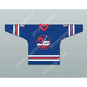 GDSIR Custom Bobby Hull 9 Away Wha 1973-74 Winnipeg Jets Hockey Jersey New Top ED S-M-L-XL-XXL-3XL-4XL-5XL-6XL