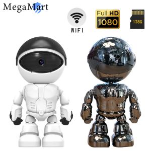 Kameras -Roboterkamera WiFi Mini -Kameras 2MP IP Innenkammer Wireless PTZ Monitor Audio Video Security Überwachung 1080p Nachtsicht