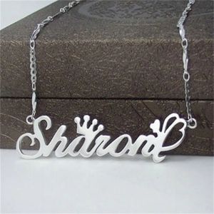 Necklaces Fashion Sterling Sier Name Necklace Letter Necklaces & Pendants Custom Jewelry Personalized Initial Necklace Birthday Gift