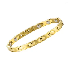 Charm Bracelets Befoshinn 2024 Fashion Jewelry For Women Pure Titanium With 99.9998% Germanium Beads Health Italian Bracelet