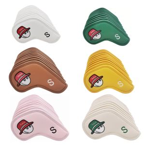 Products Golf Headcover Doublesided Digital Fisherman's Hat Golf Iron Cover Wooden Putter Cover Golf Club Head Cover Protective Cover