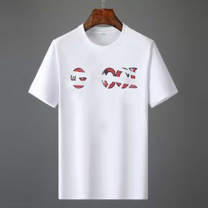 Designer Men, camiseta de verão camisa pólo casual solto camiseta branca camisetas homens mulheres roupas de rua