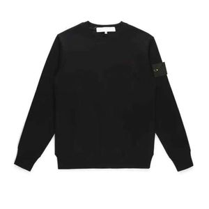 2024 Plus Szie Coat Stone Jacket Island Classic Basic Long-Sleeved Round Neck Sweater T-Shirt European och American Trendy Men's Women's Fashion Ki68