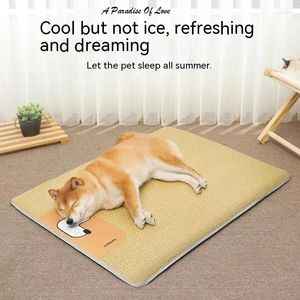 Dog Apparel Cooling Cat Sleeping Removable And Washable Litter Mat Anti Bite Puppy Bed Accessories For Dogs Pet Products