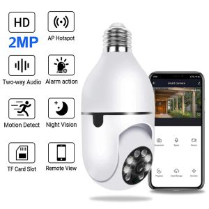 Cameras WiFi 360 Panoramic Bulb Camera 1080P Security Camera with 2.4GHz WiFi 360 Degree Panoramic viewing Wireless Home Camera