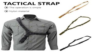 Tactical Single Point Rifle Sling Shoulder Strap Nylon Adjustable Airsoft Paintball Military Gun Strap Army Hunting Accessories4098936