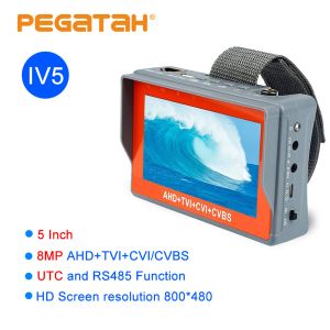 Дисплей CCTV Tester 5INCH 8MP -камера CCTV Video Tester AHD TESTER MONITION TVI CVB CVBS