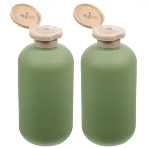 Sıvı Sabun Dispenser 2 PCS Duş Jel Şişesi Seyahat Tuvalet Malzemeleri Konteynerler Saç Şampuan Şişeler İçin Küçük